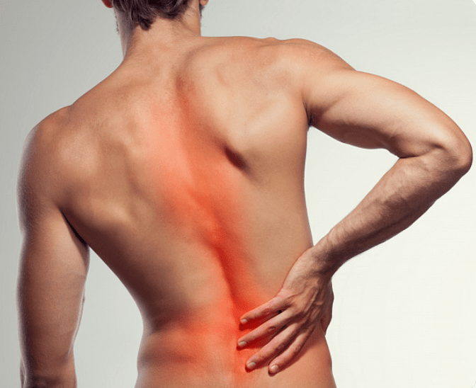 Osteochondrose der Brustregion